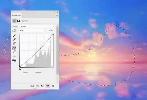 آموزش طراحی غروب خورشید در فتوشاپ